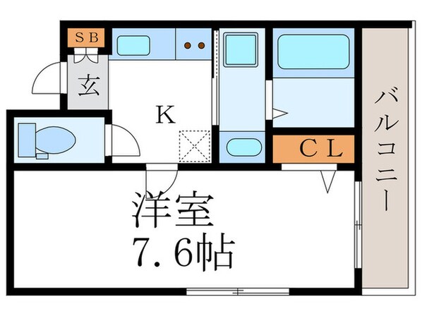 スプリングス壬生の物件間取画像